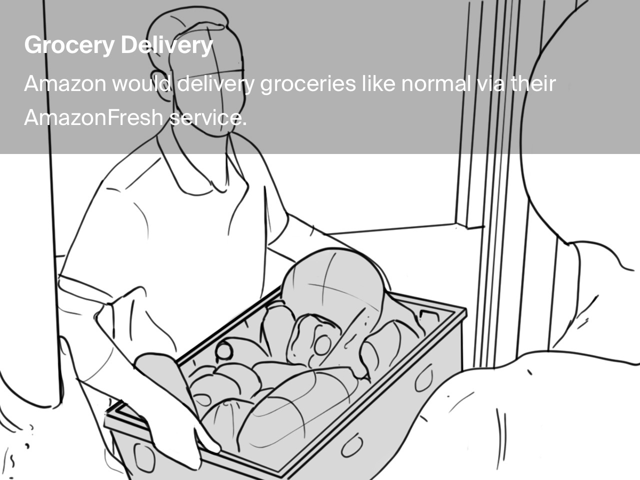 User experience storyboard slide #7