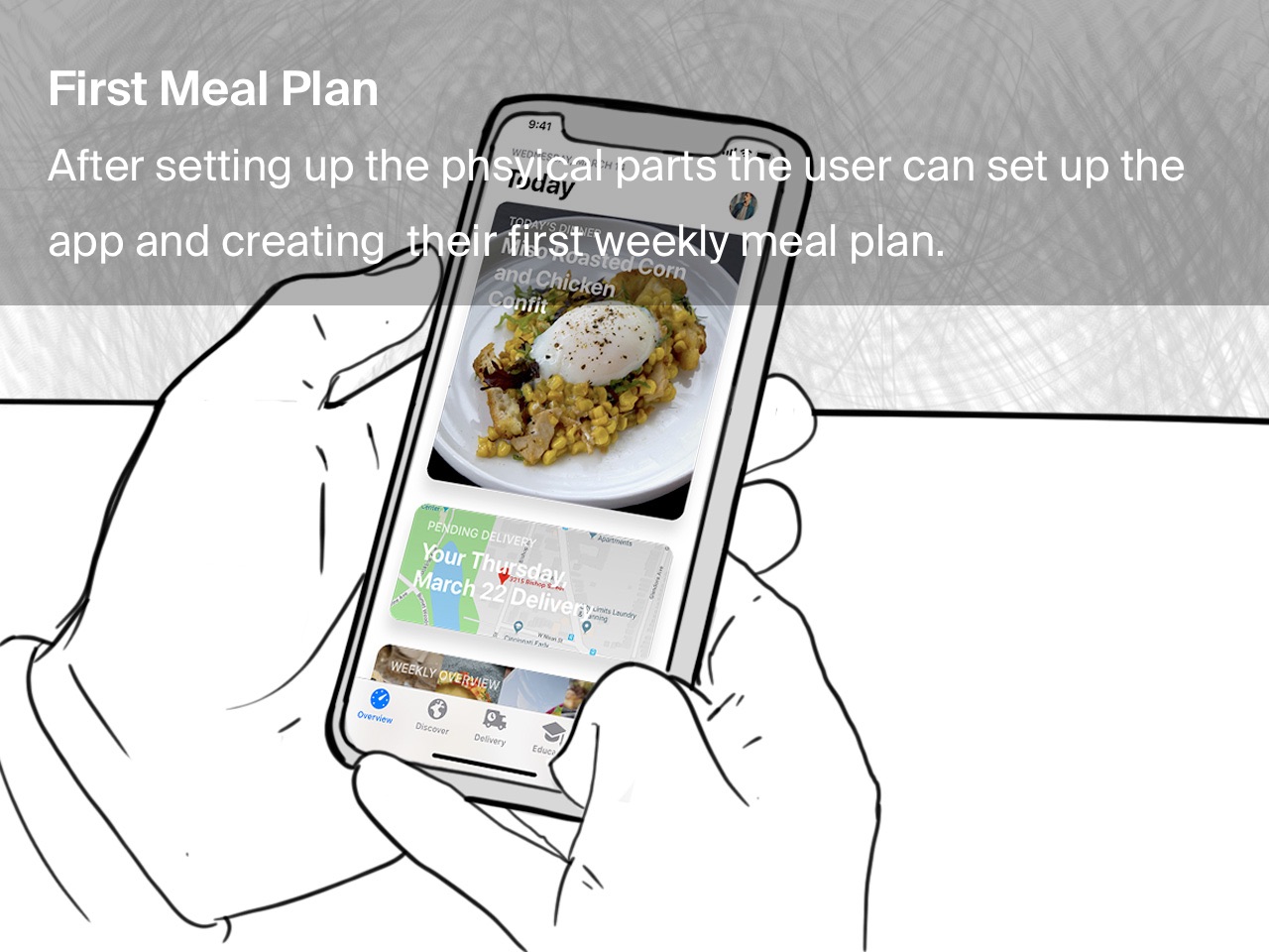 User experience storyboard slide #6