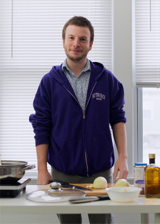 Photo of man about to cook
