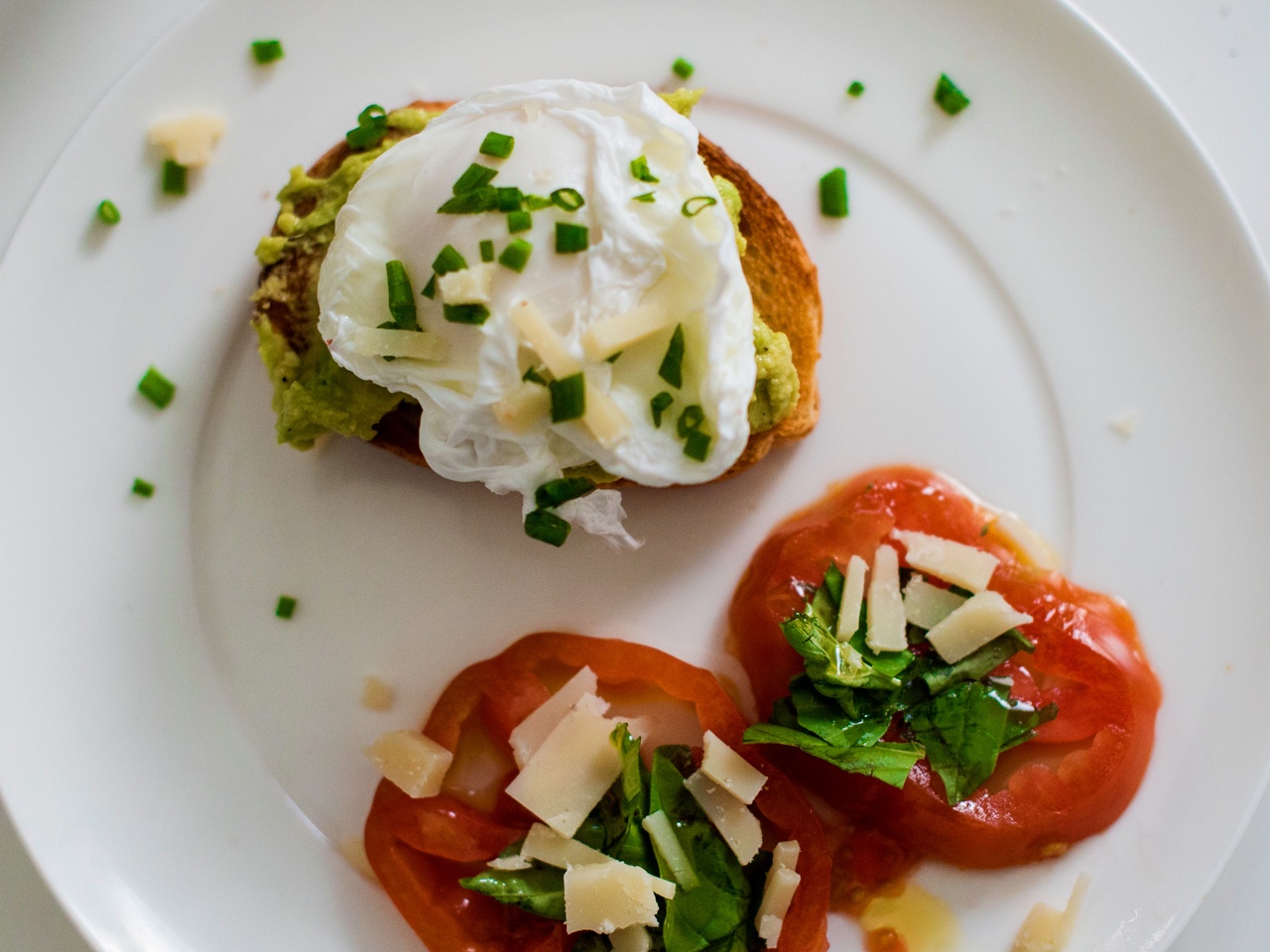 Bruschetta on a plate