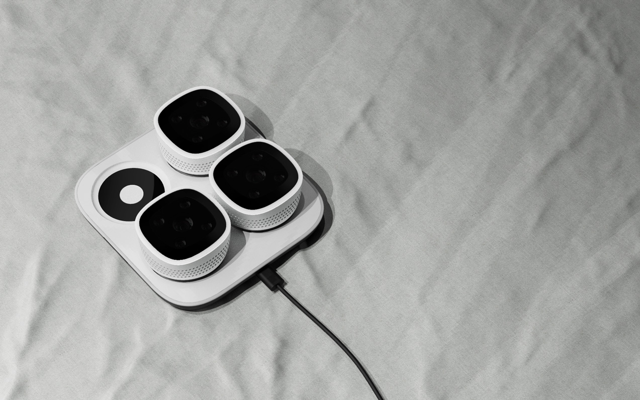 Full sensor and wall dock render on fabric